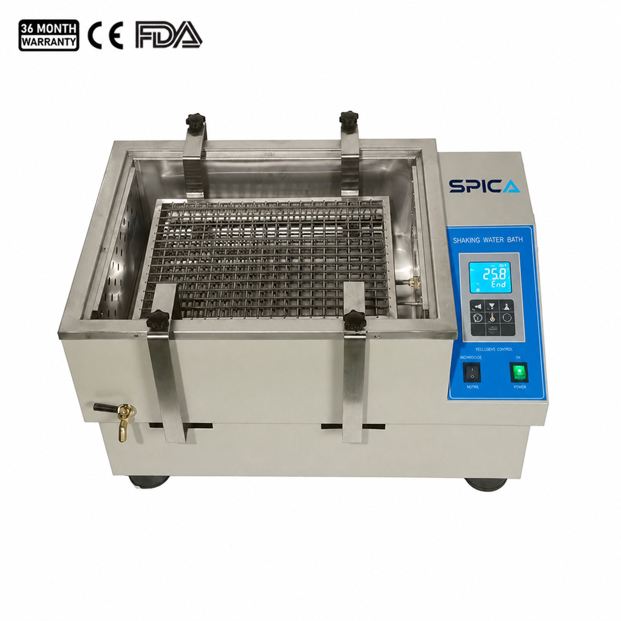 Thermostatic Shaking Water Bath - SKU sp-SK-WB28 - SPICA