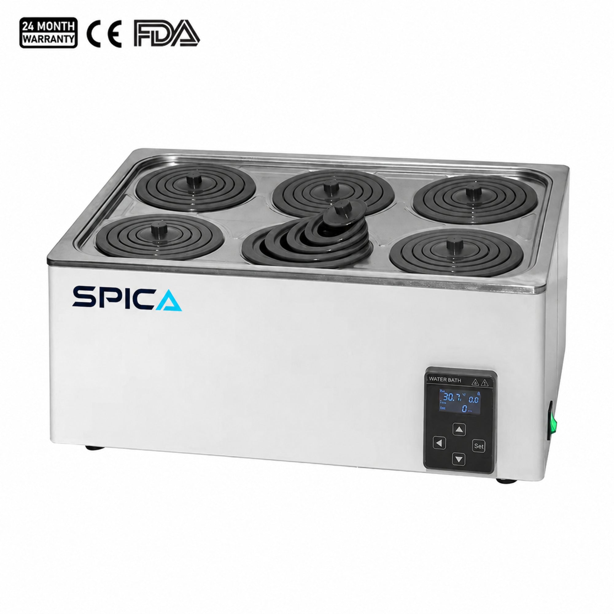 Thermostatic Water Bath - SKU sp-WB-2L6HP - SPICA