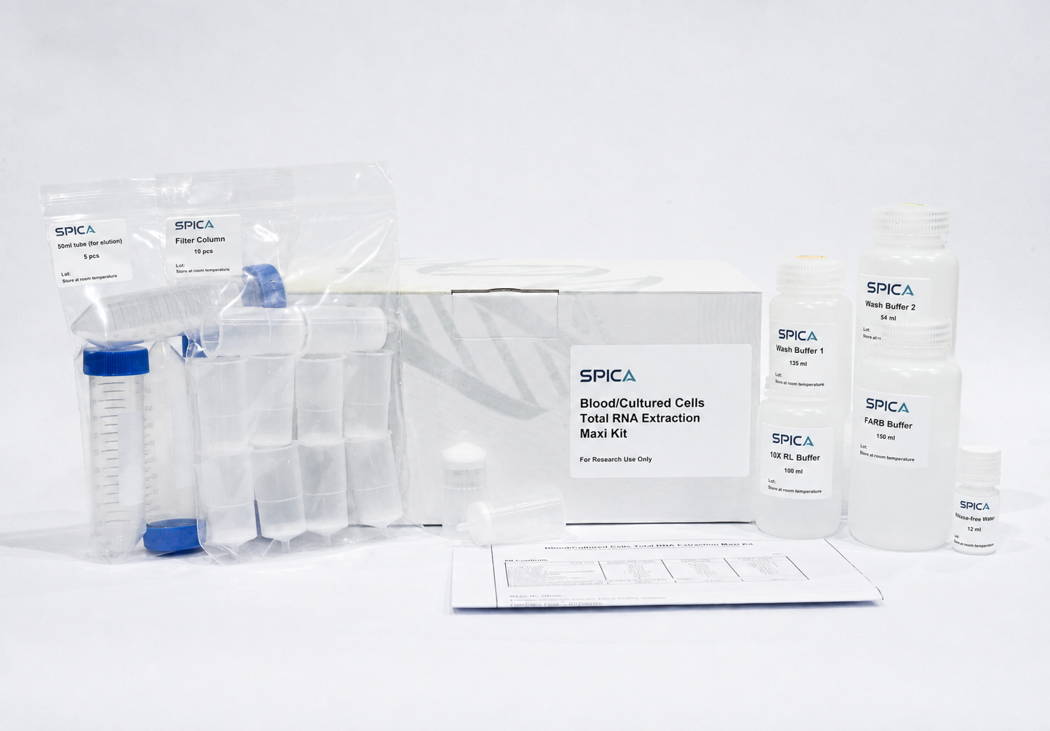 SPICA Blood/Cultured Cells Total RNA Extraction Maxi Kit