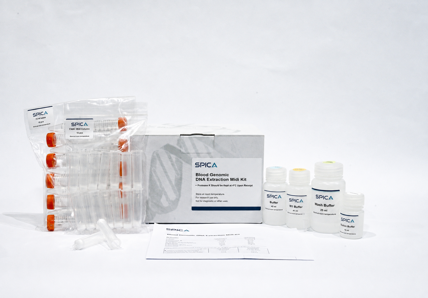 SPICA Blood Genomic DNA Extraction Midi Kit