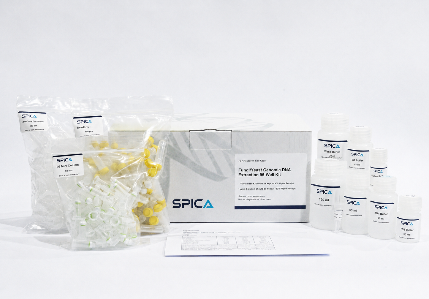 SPICA Fungi/Yeast Genomic DNA Extraction 96-Well Kit