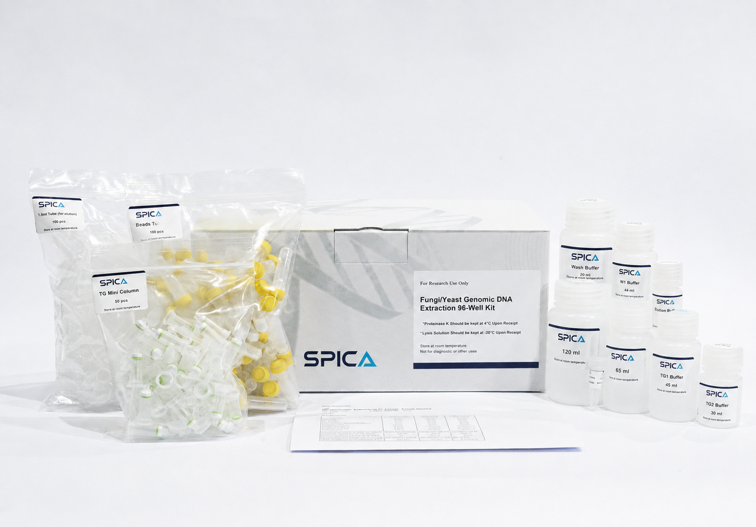 SPICA Fungi/Yeast Genomic DNA Extraction 96-Well Kit