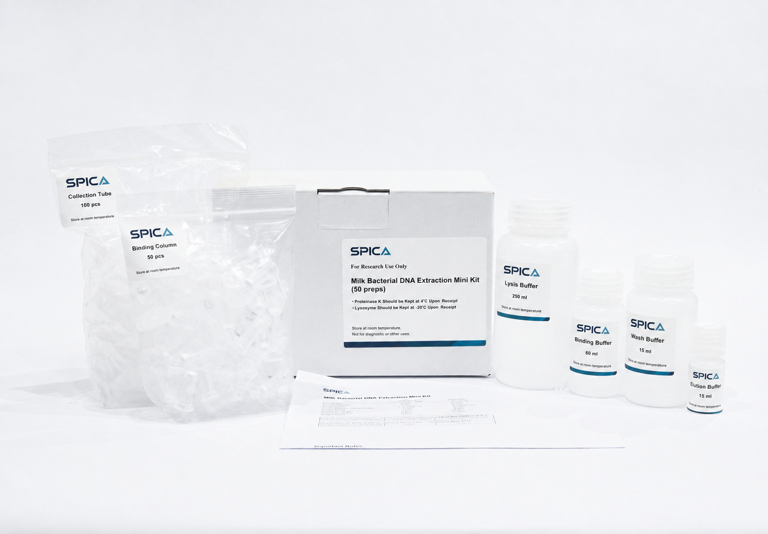 SPICA Milk Bacterial DNA Extraction Mini Kit