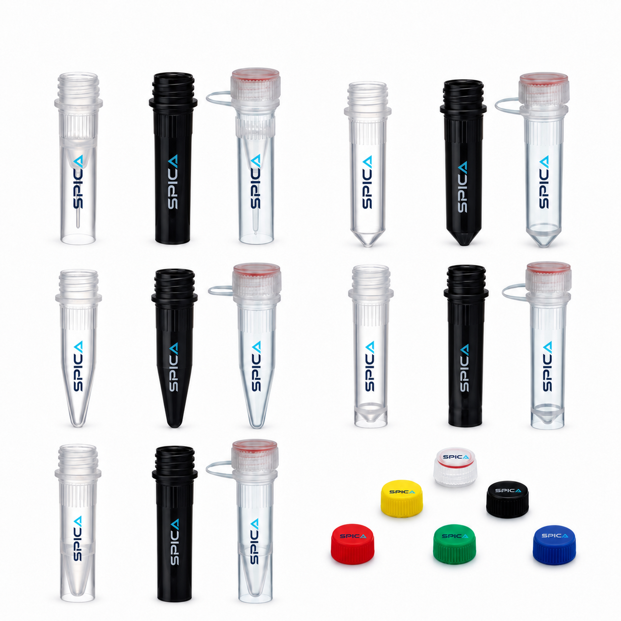 Screw Cap Tubes (O-ring type) - SP-1392-050-SS-LP-C - SPICA