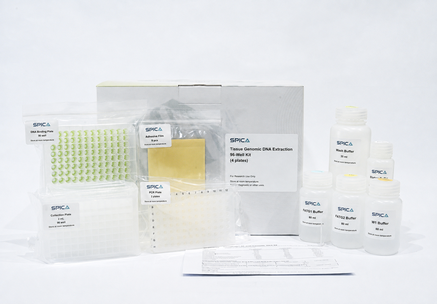 SPICA Tissue Genomic DNA Extraction 96-Well Kit