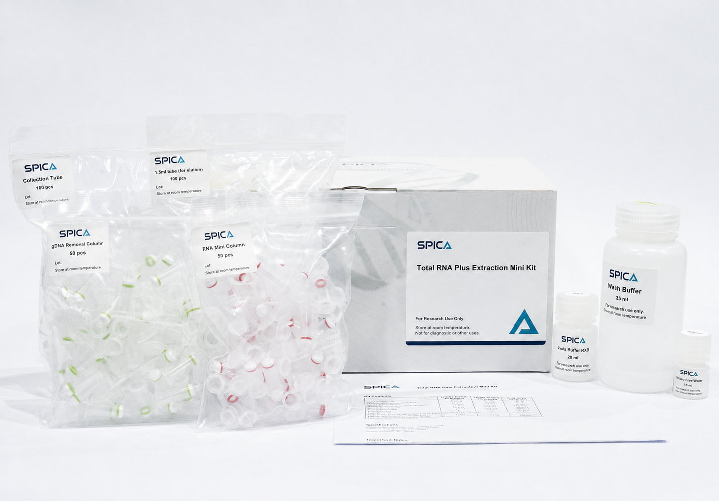 SPICA Total RNA Plus Extraction Mini Kit